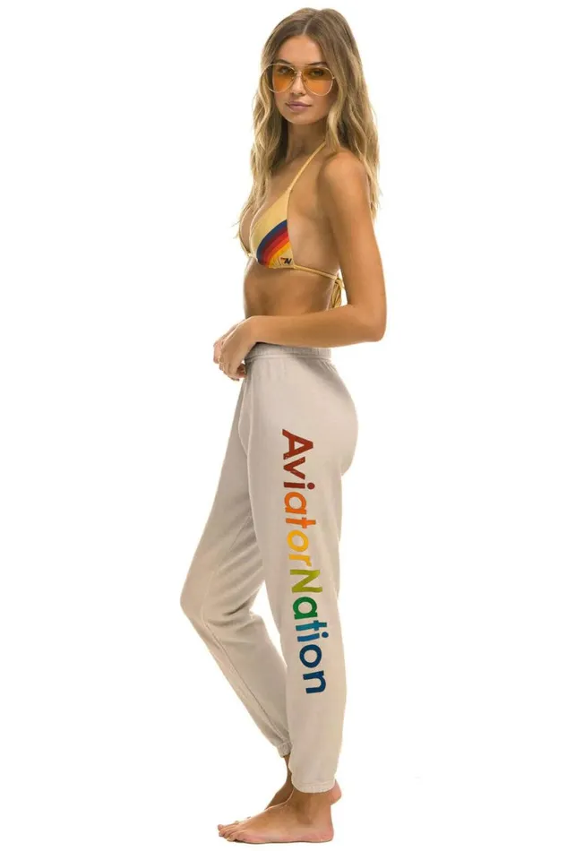 Vail Sweatpants 8211 Sand Women Aviator Nation Sweatpants