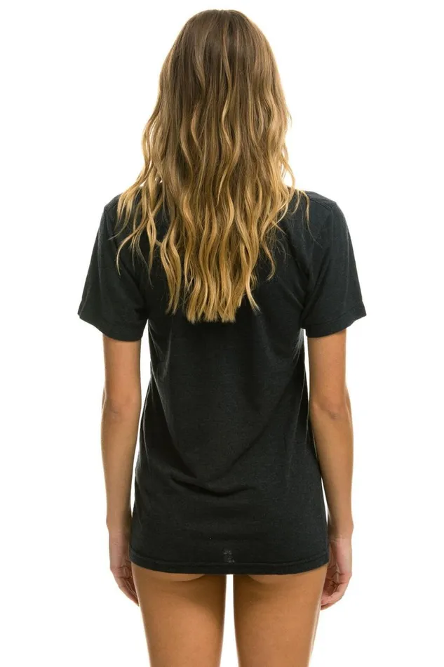 Vail Tee 8211 Charcoal WomenMen Aviator Nation Tees