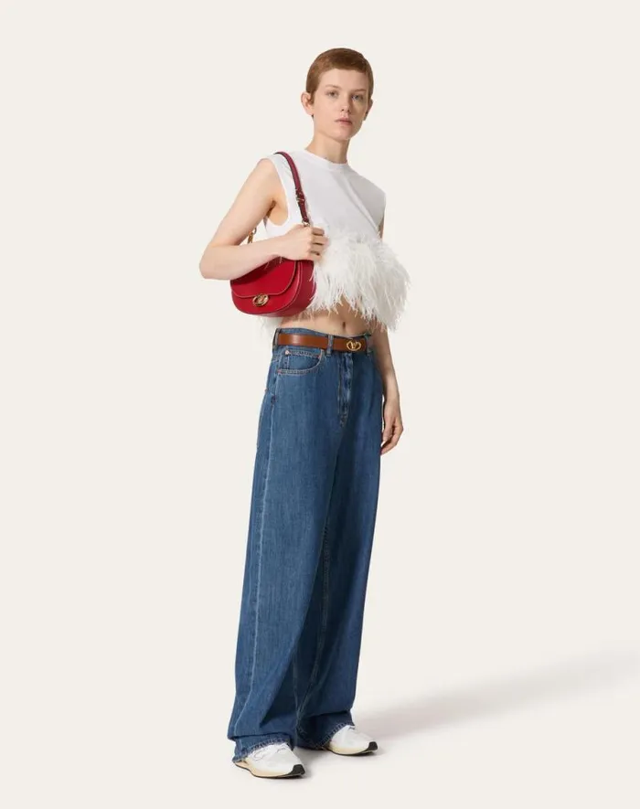 Valentino Denim Woman Blue Medio Denim Pants For Woman In Denim Denim Valentino Denim Woman Blue Medio Denim Pants For Woman In Denim Denim