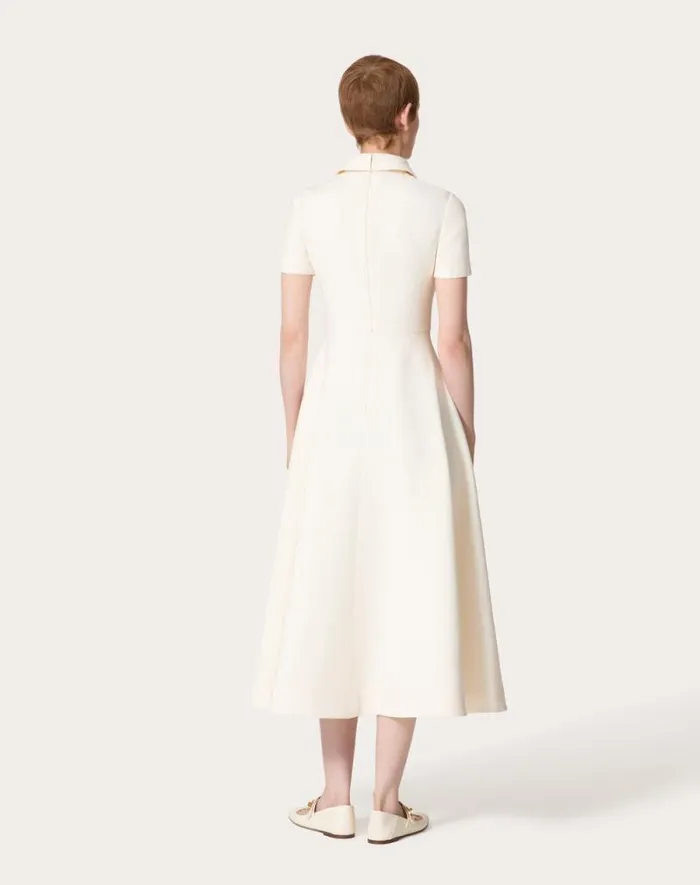 Valentino Dresses Woman Crepe Couture Midi Dress For Woman In Red Red Valentino Dresses Woman Crepe Couture Midi Dress For Woman In Red Red