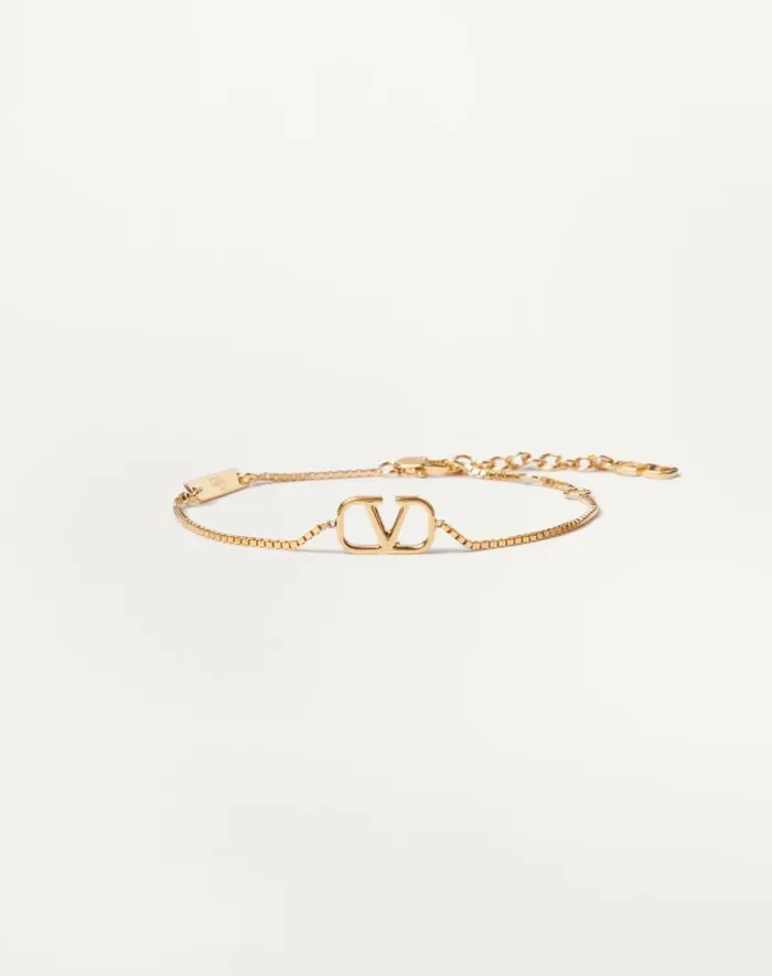 Valentino Jewelry Man Vlogo Signature Metal Bracelet For Man In Palladium Palladium Valentino Jewelry Man Vlogo Signature Metal Bracelet For Man In Palladium Palladium