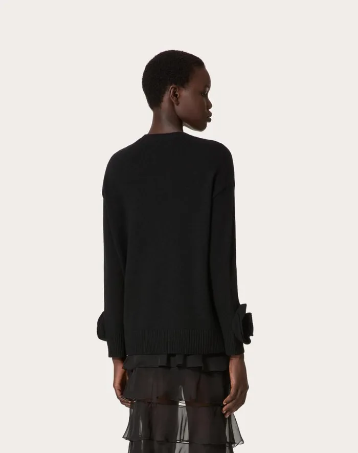 Valentino Knitwear Woman Wool Sweater For Woman In Red Red