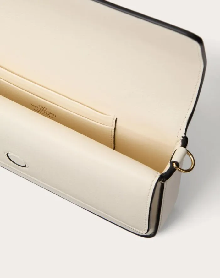 Valentino Mini Bags Woman Vlogo Signature Calfskin Mini Bag For Woman In Black Black Valentino Mini Bags Woman Vlogo Signature Calfskin Mini Bag For Woman In Black Black