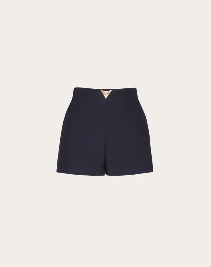 Valentino Pants And Shorts Woman Crepe Couture Shorts For Woman In Ivory Ivory Valentino Pants And Shorts Woman Crepe Couture Shorts For Woman In Ivory Ivory