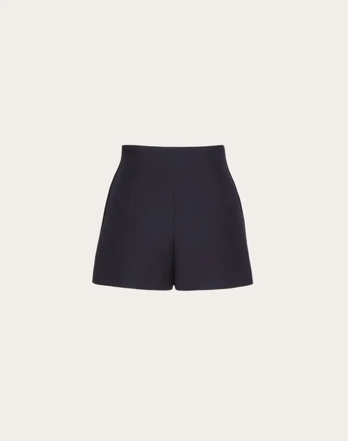Valentino Pants And Shorts Woman Crepe Couture Shorts For Woman In Ivory Ivory Valentino Pants And Shorts Woman Crepe Couture Shorts For Woman In Ivory Ivory