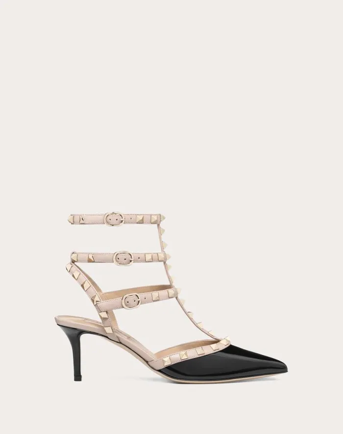 Valentino Pumps Woman Rockstud Caged Pump 65mm For Woman In Ivorypoudre Ivorypoudre Valentino Pumps Woman Rockstud Caged Pump 65mm For Woman In Ivorypoudre Ivorypoudre