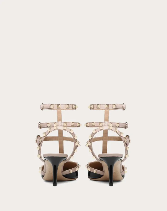 Valentino Pumps Woman Rockstud Caged Pump 65mm For Woman In Ivorypoudre Ivorypoudre Valentino Pumps Woman Rockstud Caged Pump 65mm For Woman In Ivorypoudre Ivorypoudre