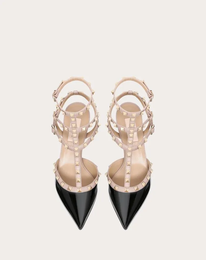 Valentino Pumps Woman Rockstud Caged Pump 65mm For Woman In Ivorypoudre Ivorypoudre Valentino Pumps Woman Rockstud Caged Pump 65mm For Woman In Ivorypoudre Ivorypoudre