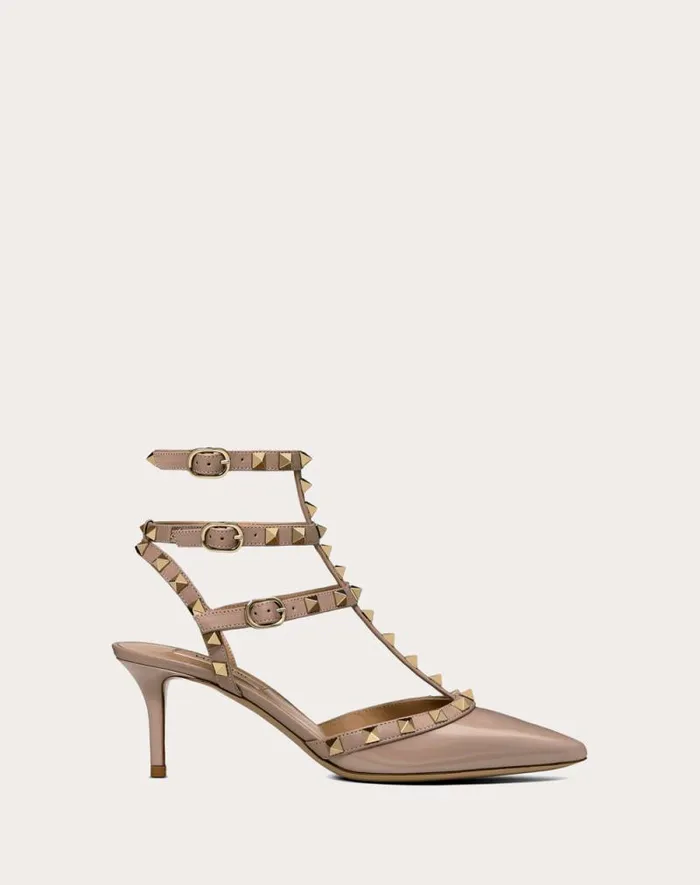 Valentino Pumps Woman Rockstud Caged Pump 65mm For Woman In Ivorypoudre Ivorypoudre Valentino Pumps Woman Rockstud Caged Pump 65mm For Woman In Ivorypoudre Ivorypoudre
