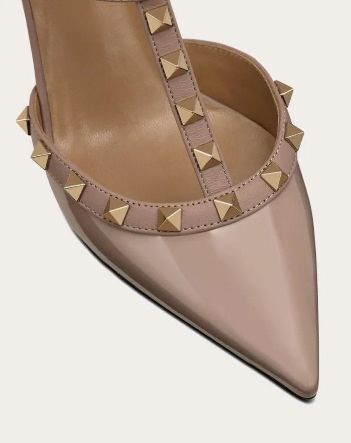 Valentino Pumps Woman Rockstud Caged Pump 65mm For Woman In Ivorypoudre Ivorypoudre Valentino Pumps Woman Rockstud Caged Pump 65mm For Woman In Ivorypoudre Ivorypoudre