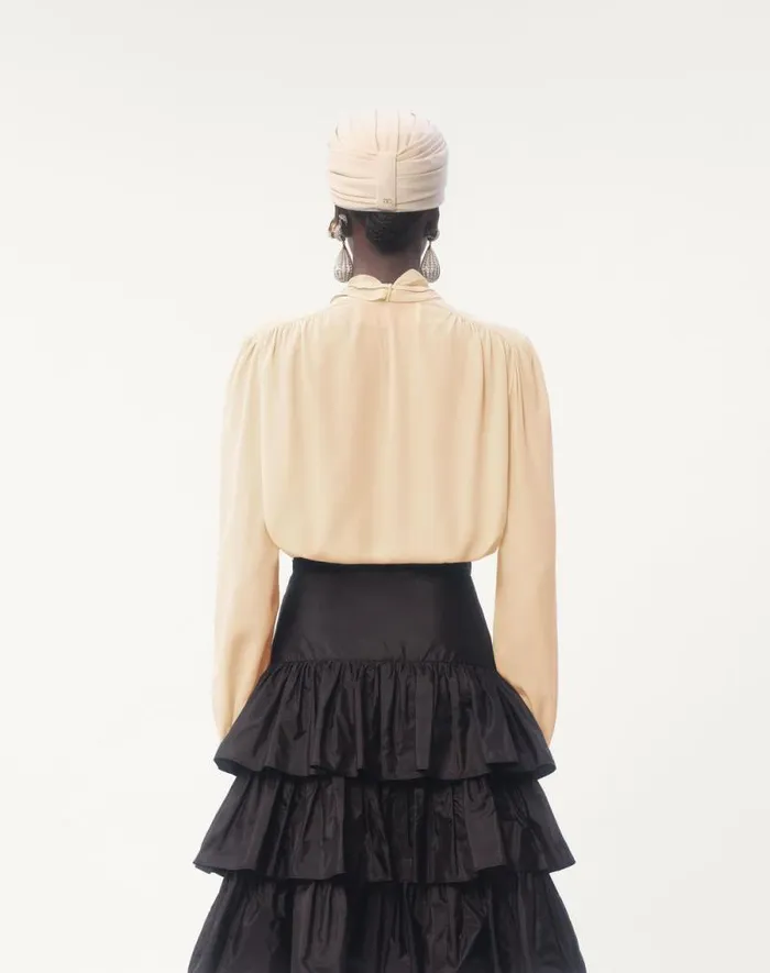 Valentino Shirts And Tops Woman Crepe De Chine Shirt For Woman In Red Red Valentino Shirts And Tops Woman Crepe De Chine Shirt For Woman In Red Red