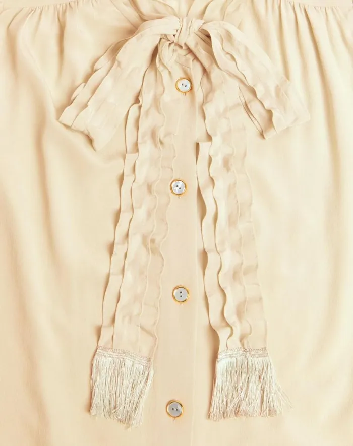 Valentino Shirts And Tops Woman Crepe De Chine Shirt For Woman In Red Red Valentino Shirts And Tops Woman Crepe De Chine Shirt For Woman In Red Red