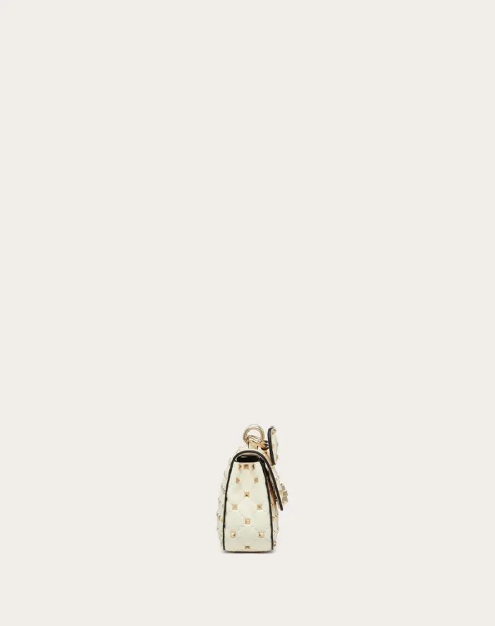 Valentino Shoulder Bags Woman Small Nappa Rockstud Spike Bag For Woman In Black Black Valentino Shoulder Bags Woman Small Nappa Rockstud Spike Bag For Woman In Black Black