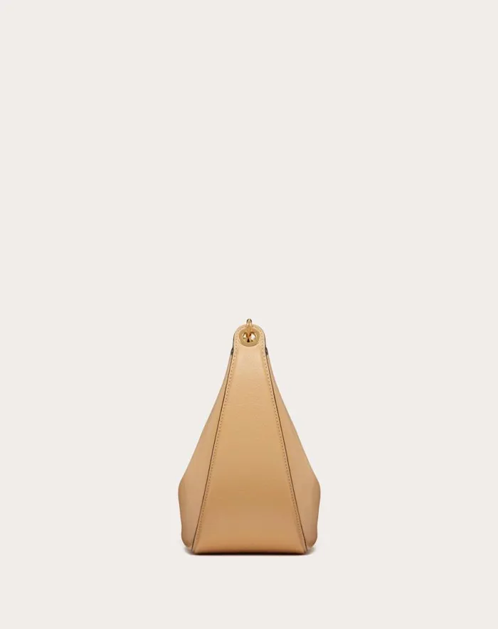 Valentino Shoulder Bags Woman Small Vlogo Moon Hobo Bag In Grainy Calfskin With Chain For Woman In Cedar Yellow Cedar Yellow Valentino Shoulder Bags Woman Small Vlogo Moon Hobo Bag In Grainy Calfskin With Chain For Woman In Cedar Yellow Cedar Yellow