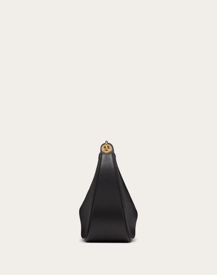 Valentino Shoulder Bags Woman Small Vlogo Moon Hobo Bag In Grainy Calfskin With Chain For Woman In Cedar Yellow Cedar Yellow Valentino Shoulder Bags Woman Small Vlogo Moon Hobo Bag In Grainy Calfskin With Chain For Woman In Cedar Yellow Cedar Yellow