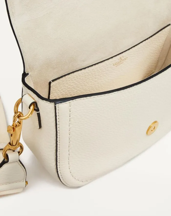 Valentino Shoulder Bags Woman Valentino Garavani Alltime Grainy Calfskin Shoulder Bag For Woman In Ivory Ivory Valentino Shoulder Bags Woman Valentino Garavani Alltime Grainy Calfskin Shoulder Bag For Woman In Ivory Ivory