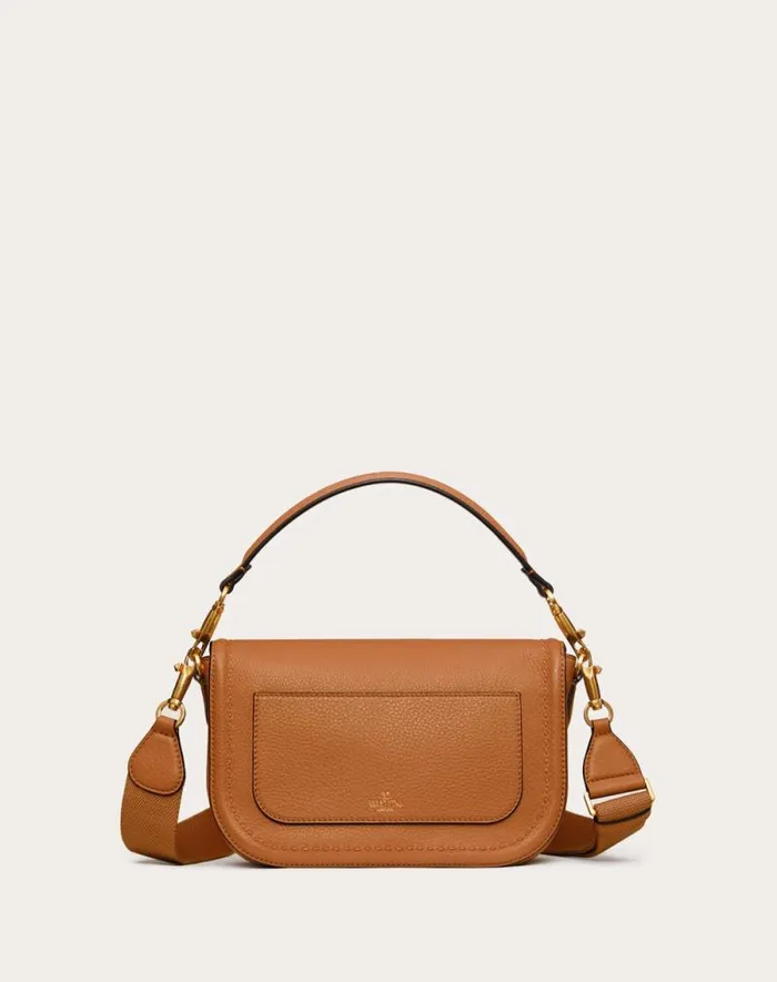 Valentino Shoulder Bags Woman Valentino Garavani Alltime Grainy Calfskin Shoulder Bag For Woman In Rose Cannelle Rose Cannelle Valentino Shoulder Bags Woman Valentino Garavani Alltime Grainy Calfskin Shoulder Bag For Woman In Rose Cannelle Rose Cannelle