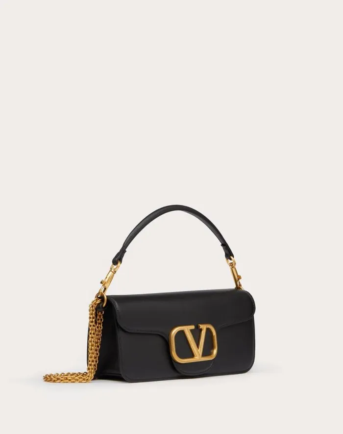 Valentino Shoulder Bags Woman Valentino Garavani Loc Calfskin Shoulder Bag For Woman In Light Ivory Light Ivory Valentino Shoulder Bags Woman Valentino Garavani Loc Calfskin Shoulder Bag For Woman In Light Ivory Light Ivory