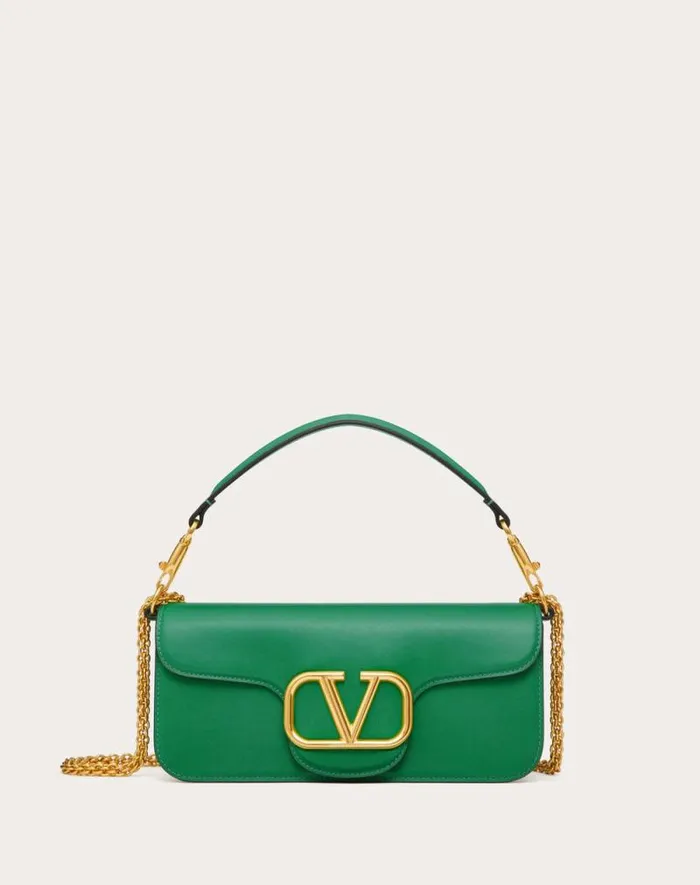 Valentino Shoulder Bags Woman Valentino Garavani Loc Calfskin Shoulder Bag For Woman In Light Ivory Light Ivory Valentino Shoulder Bags Woman Valentino Garavani Loc Calfskin Shoulder Bag For Woman In Light Ivory Light Ivory