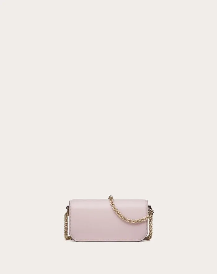 Valentino Shoulder Bags Woman Valentino Garavani Loc Small Shoulder Bag With Jewel Logo For Woman In Morning Dew Morning Dew Valentino Shoulder Bags Woman Valentino Garavani Loc Small Shoulder Bag With Jewel Logo For Woman In Morning Dew Morning Dew