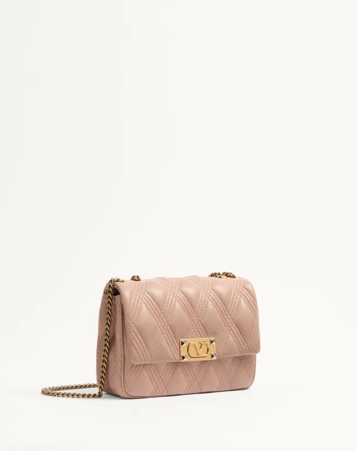 Valentino Shoulder Bags Woman Valentino Garavani Quiltie 67 Medium Shoulder Bag In Quilted Nappa Leather For Woman In Ivory Ivory Valentino Shoulder Bags Woman Valentino Garavani Quiltie 67 Medium Shoulder Bag In Quilted Nappa Leather For Woman In Ivory Ivory