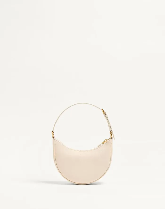 Valentino Shoulder Bags Woman Vlogo Signature Mini Hobo Bag In Grainy Calfskin For Woman In Black Black Valentino Shoulder Bags Woman Vlogo Signature Mini Hobo Bag In Grainy Calfskin For Woman In Black Black