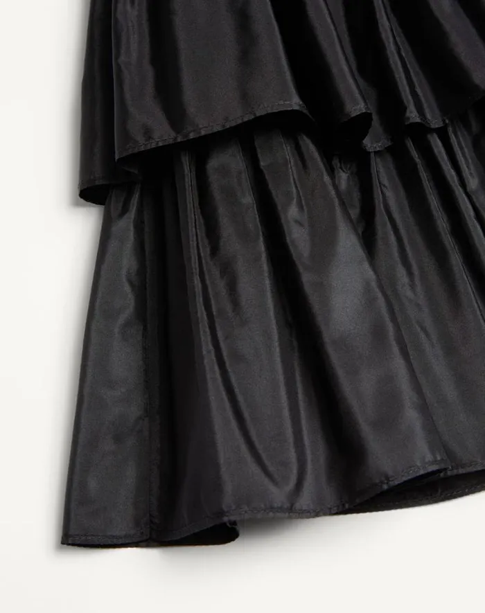 Valentino Skirts Woman Ruffled Taffeta Skirt For Woman In Amethyst Amethyst Valentino Skirts Woman Ruffled Taffeta Skirt For Woman In Amethyst Amethyst