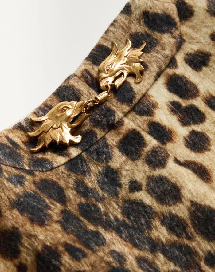 Valentino Skirts Woman Wool Cloth Skirt In Jaguar Spots Print For Woman In Animal Print Animal Print Valentino Skirts Woman Wool Cloth Skirt In Jaguar Spots Print For Woman In Animal Print Animal Print