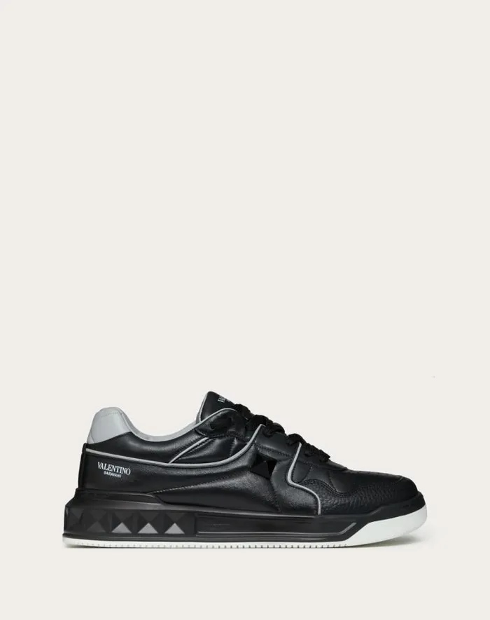 Valentino Sneakers Man One Stud Lowtop Nappa Sneaker For Man In White White