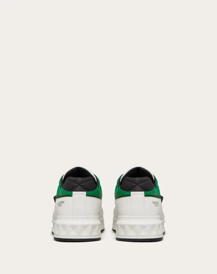 Valentino Sneakers Man One Stud Lowtop Nappa Sneaker For Man In White White Valentino Sneakers Man One Stud Lowtop Nappa Sneaker For Man In White White