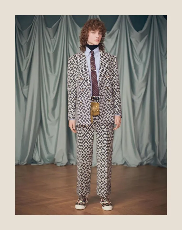 Valentino Soft Accessories Man Valentie Microcheck Silk Tie For Man In Beigeblackwhitepink Beigeblackwhitepink Valentino Soft Accessories Man Valentie Microcheck Silk Tie For Man In Beigeblackwhitepink Beigeblackwhitepink