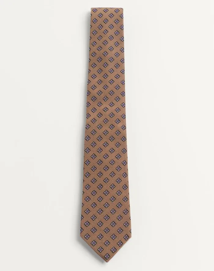 Valentino Soft Accessories Man Valentie Microcheck Silk Tie For Man In Beigeblackwhitepink Beigeblackwhitepink Valentino Soft Accessories Man Valentie Microcheck Silk Tie For Man In Beigeblackwhitepink Beigeblackwhitepink