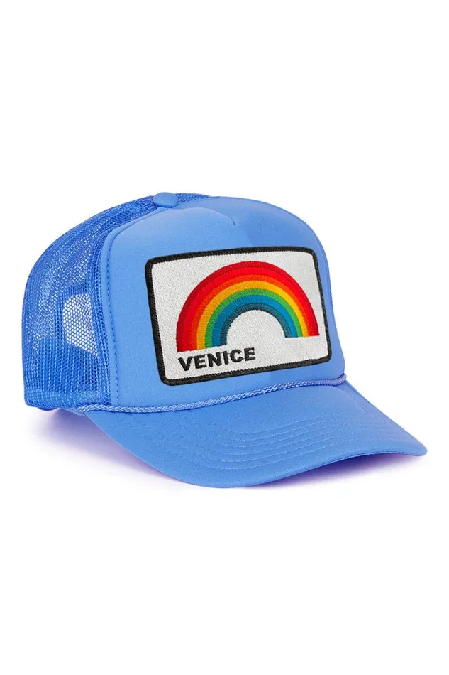 Venice Rainbow Trucker Hat WomenMen Aviator Nation Trucker Hats
