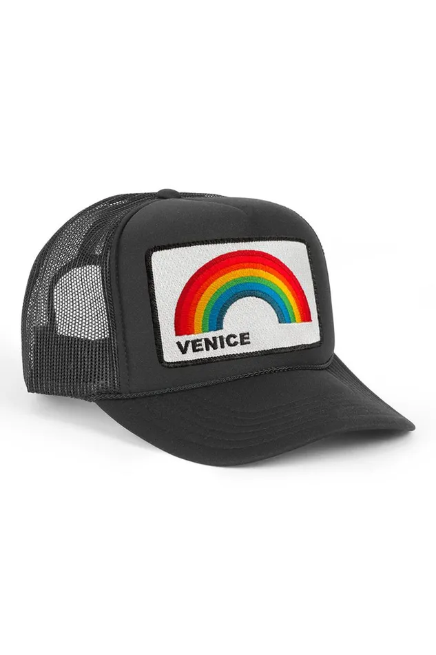 Venice Rainbow Trucker Hat WomenMen Aviator Nation Trucker Hats