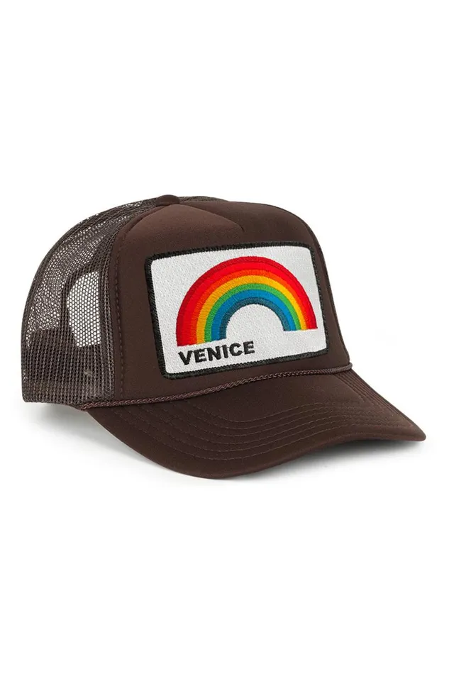 Venice Rainbow Trucker Hat WomenMen Aviator Nation Trucker Hats