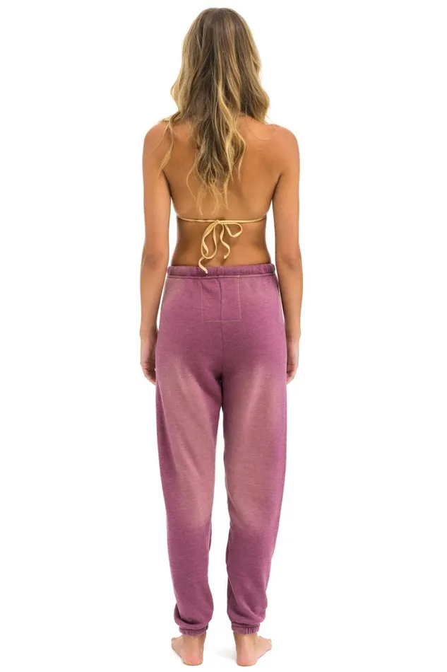 Venice Surfer Sweatpants 8211 Faded Berry Women Aviator Nation Sweatpants