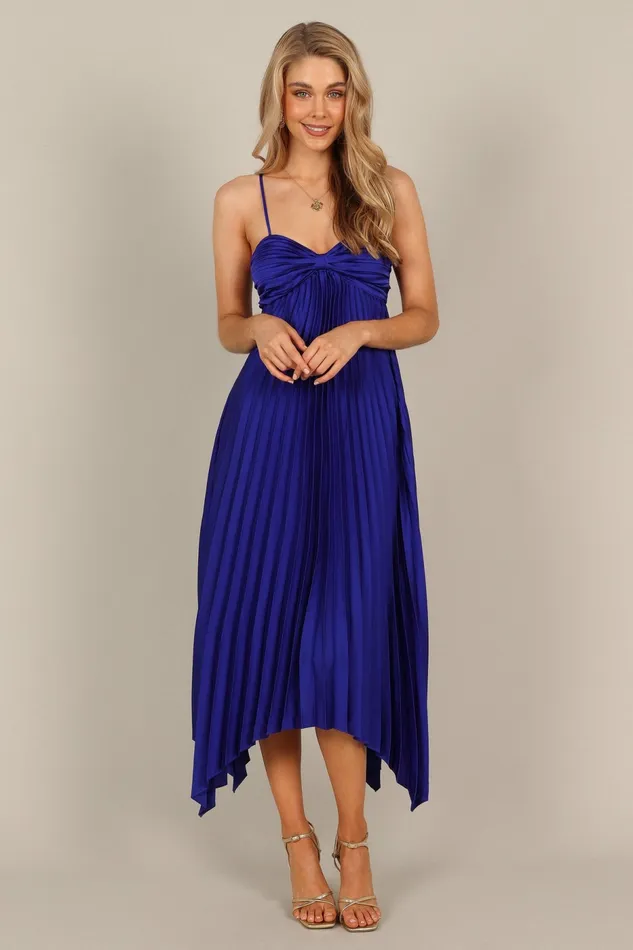 Vikki Dress Royal Blue Event Dresses Petal and Pup Women