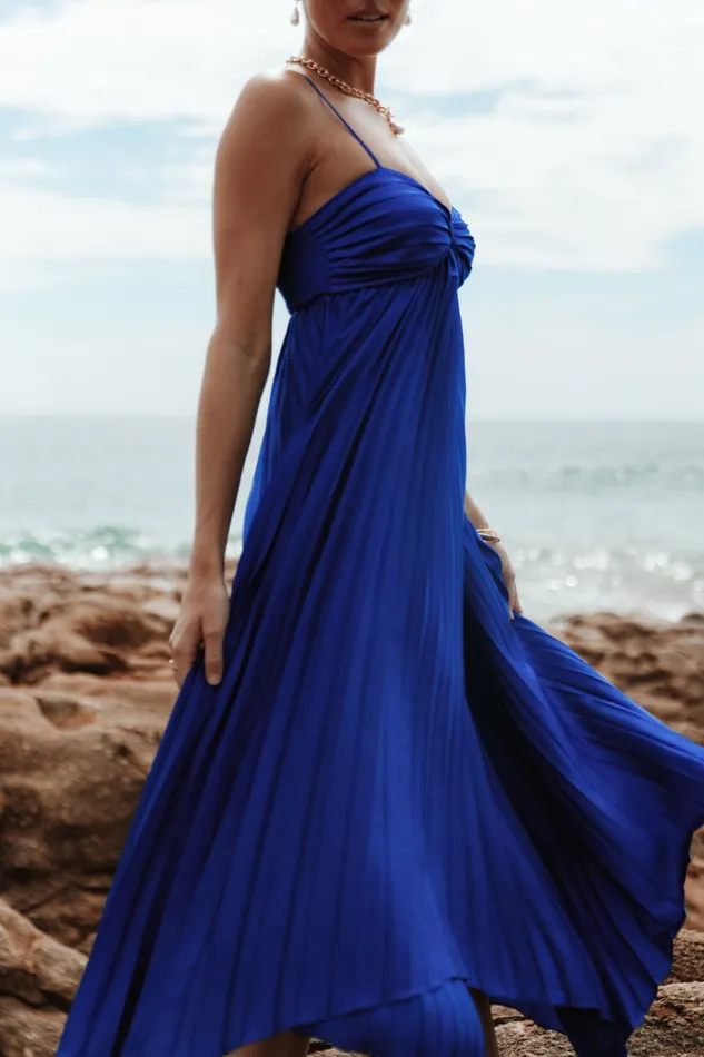 Vikki Dress Royal Blue Event Dresses Petal and Pup Women