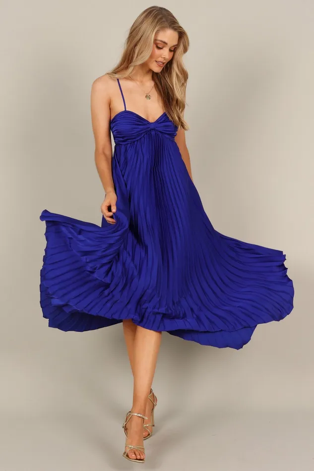 Vikki Dress Royal Blue Event Dresses Petal and Pup Women