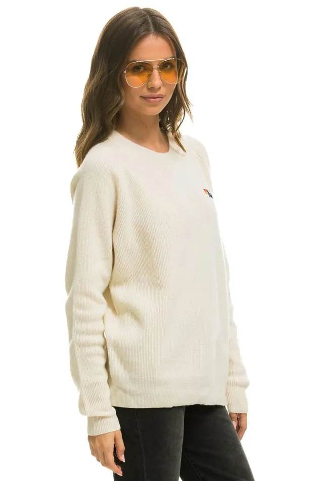 Vintage Cabin 2 Unisex Cashmere Sweater 8211 Vintage White Men Aviator Nation Sweatshirts