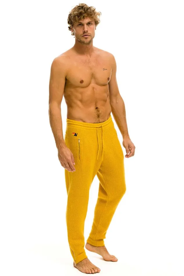 Vintage Cabin Cashmere Sweater Pant Gold Men Aviator Nation Sweatpants