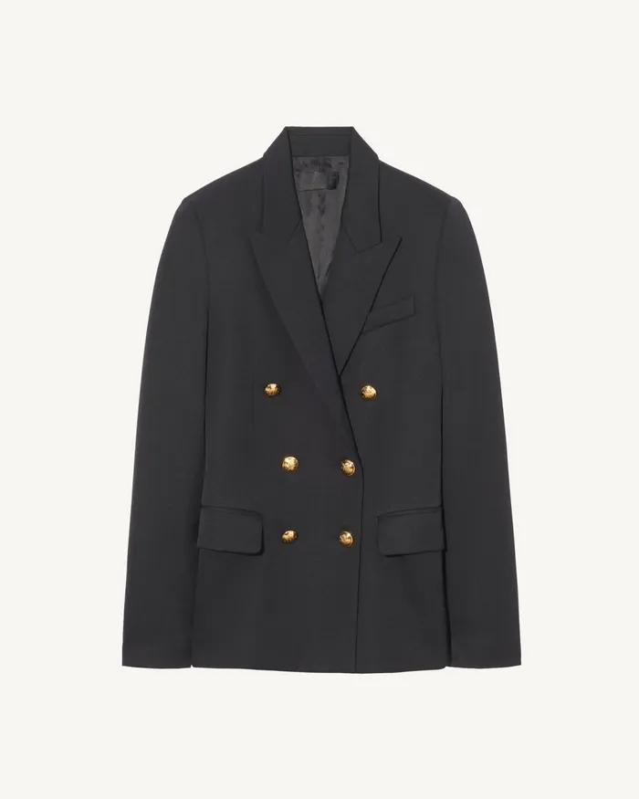VIRA BLAZER Stone Women Nili Lotan Jackets and Blazers