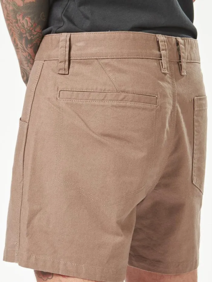 Volcom Workwear Bevel Work Shorts 8211 Brindle Mens Volcom Shorts