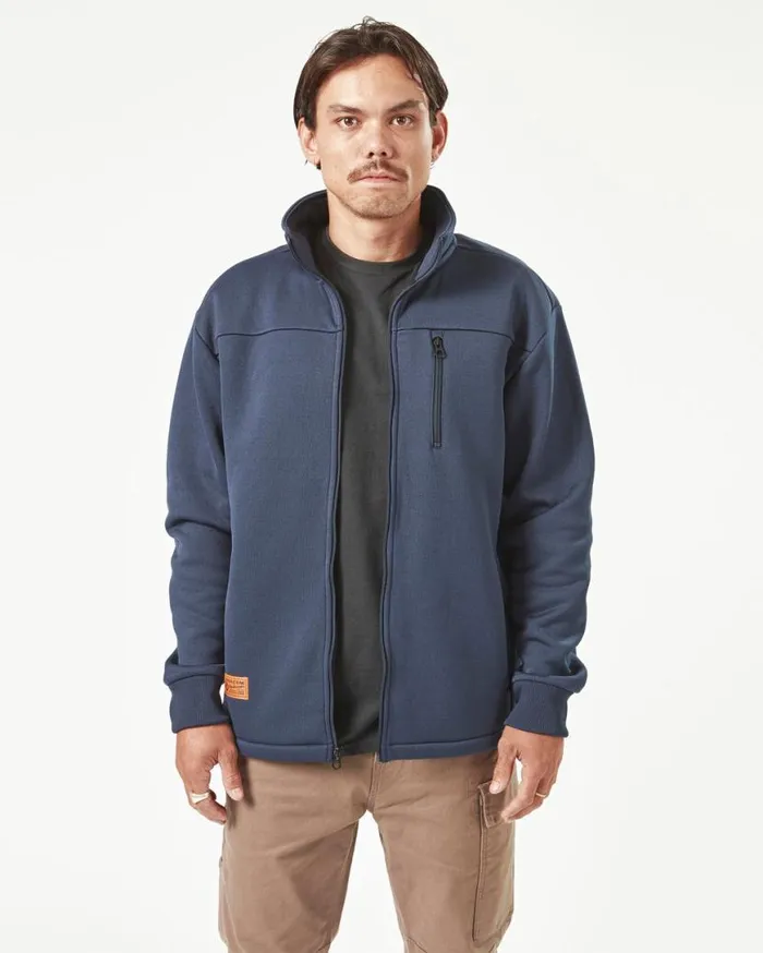Volcom Workwear Bonded Fleece 8211 Navy Mens Volcom Jackets