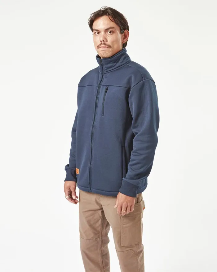 Volcom Workwear Bonded Fleece 8211 Navy Mens Volcom Jackets