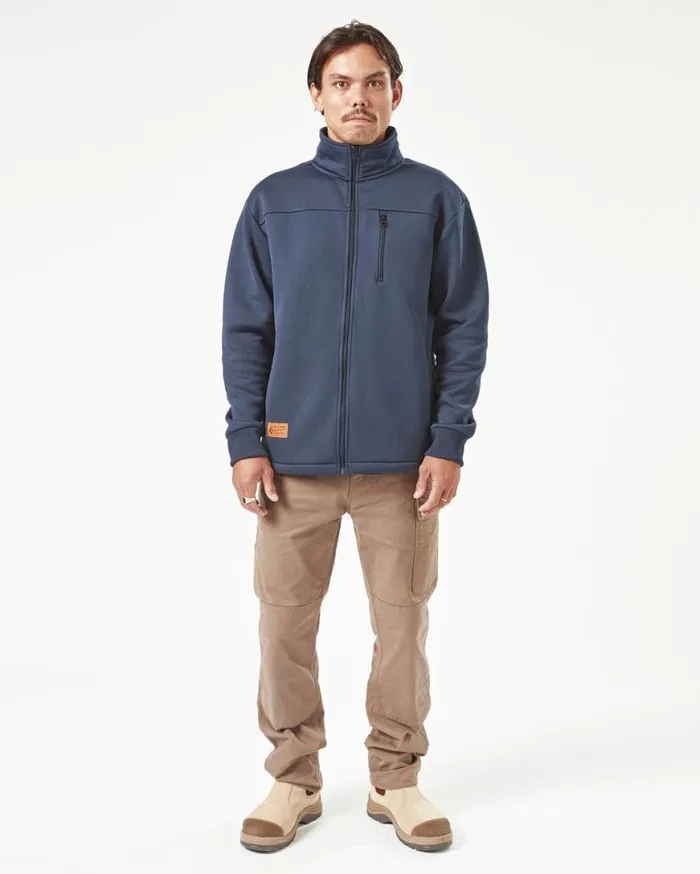 Volcom Workwear Bonded Fleece 8211 Navy Mens Volcom Jackets