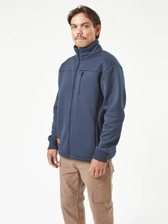 Volcom Workwear Bonded Fleece 8211 Navy Mens Volcom Jackets