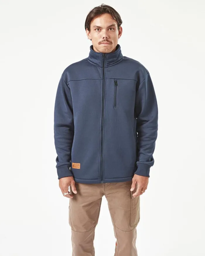 Volcom Workwear Bonded Fleece 8211 Navy Mens Volcom Jackets