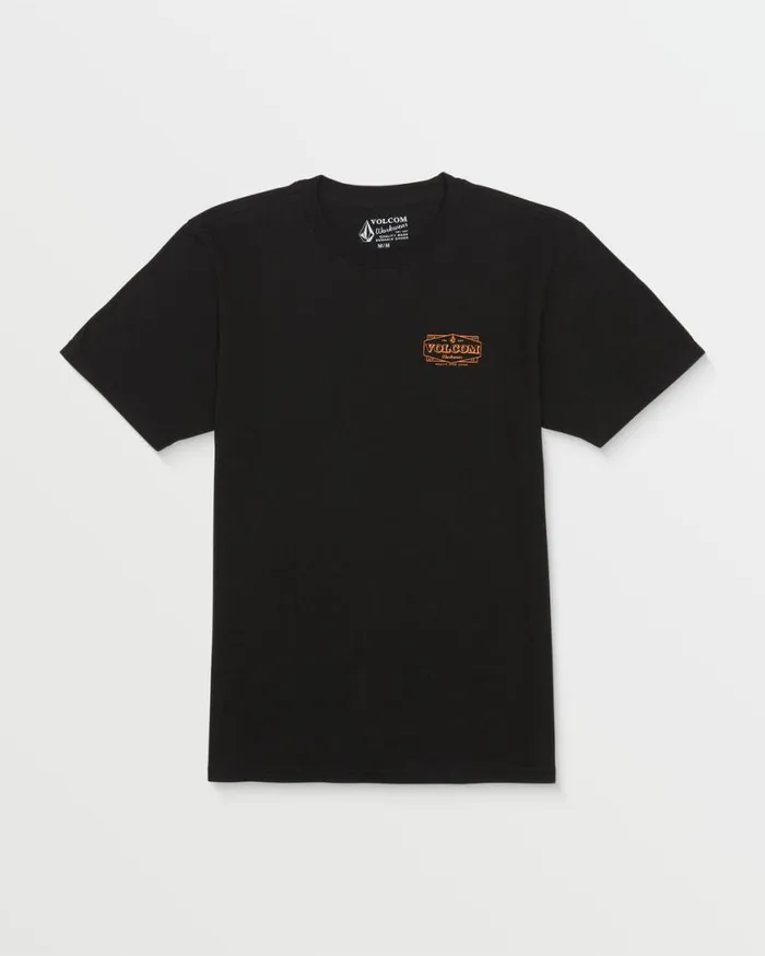 Volcom Workwear Union Short Sleeve Tee 8211 Black Mens Volcom TShirts and Tanks