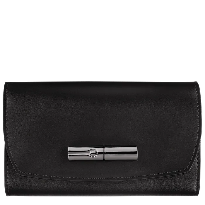 Wallets Longchamp Women Le Roseau Wallet Black